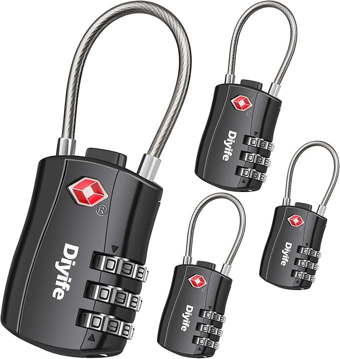 TSA Newest Approved Waterproof Travel Security Lock