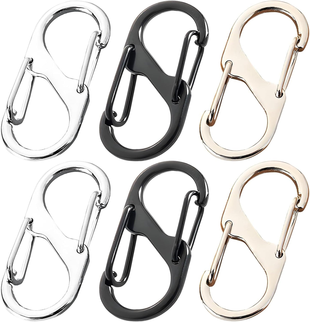 Anti-Theft Zipper Clip Locks with Carabiner – 6