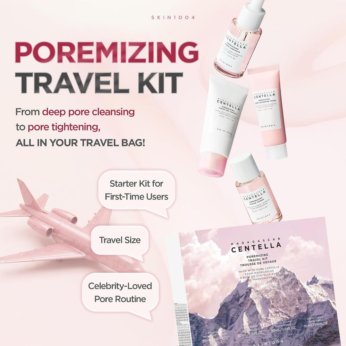 Madagascar Centella Poremizing Travel Kit