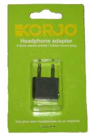 Korjo Airline Headphone Adaptor