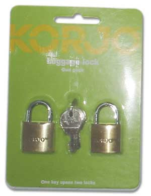 Korjo Luggage Locks - Duo Pack