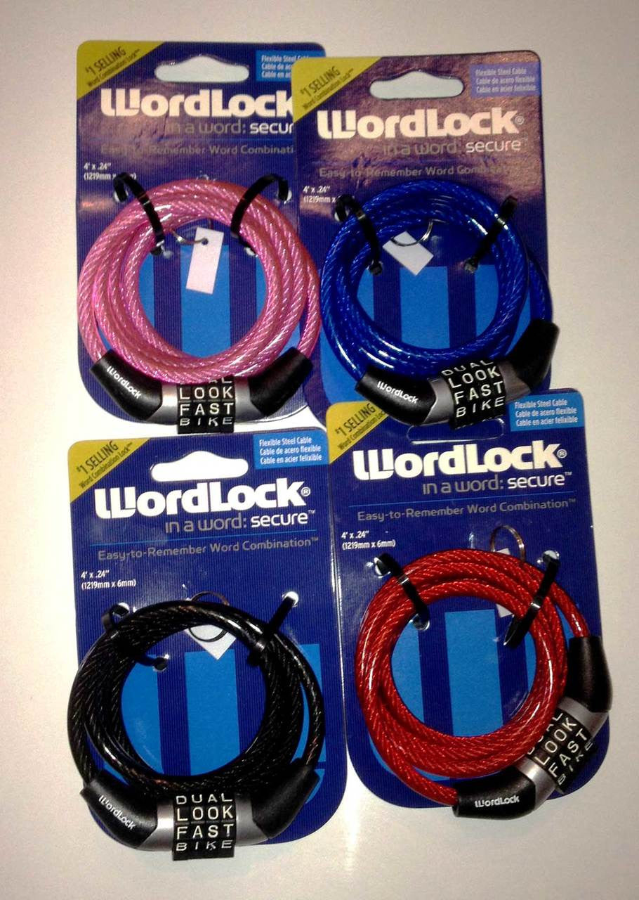 Wordlock mini cable lock