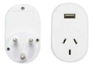 OSA Travel Adaptor with USB - for South Africa and India