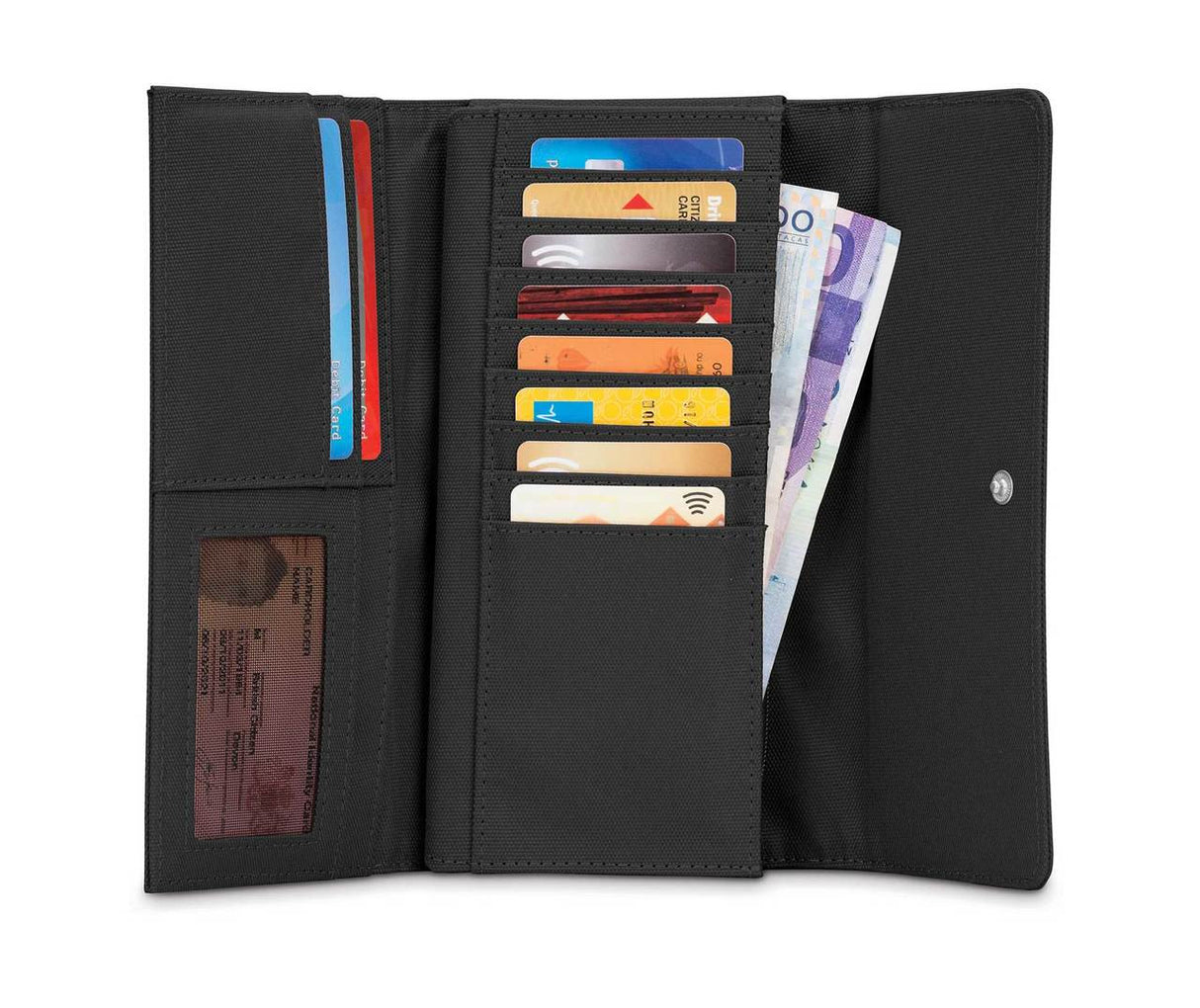 Pacsafe RFIDsafe LX200 RFID-blocking clutch wallet