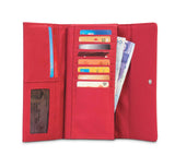 Pacsafe RFIDsafe LX200 clutch wallet purse, Chili Red