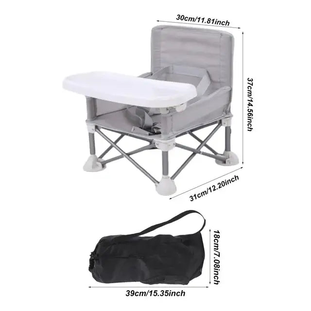 Baby Portable Dining Chair with Tray