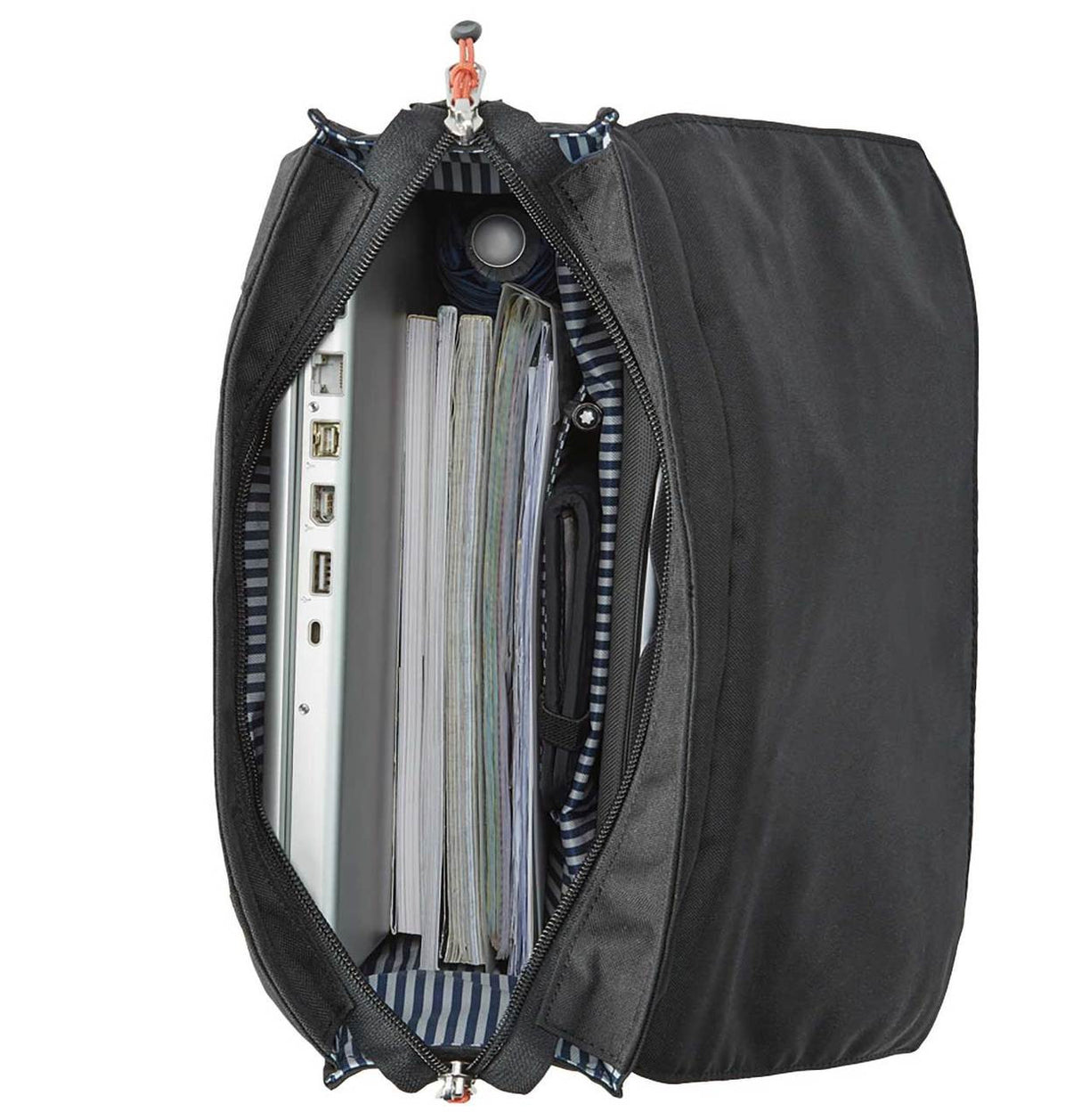 Pacsafe Slingsafe LX450 inside, 15 inch laptop compatible BLACK