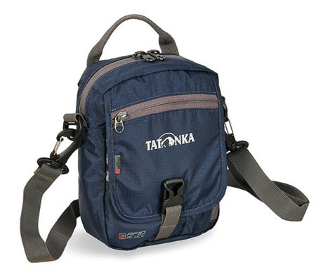 Navy Check In Bag with RFID protection regular navy