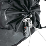 Pacsafe Travelsafe 5L GII portable safe, top, charcoal
