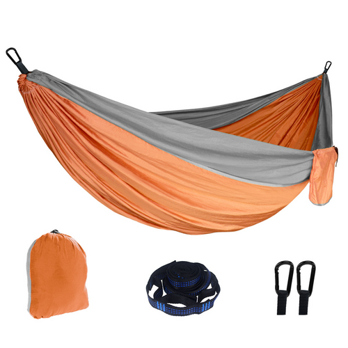 Outdoor Camping Hammock Lightweight 260x140cm Portable Travel Orange