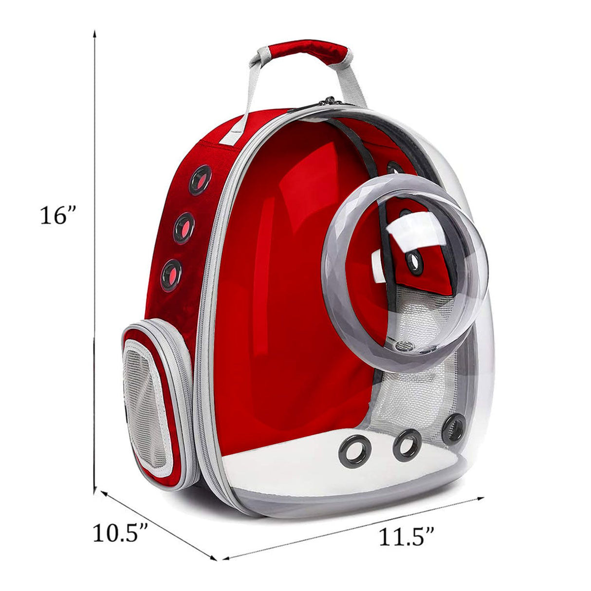 Floofi Space Red Pet Carrier