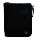 Futura RFID Leather Zip Around Wallet - Black