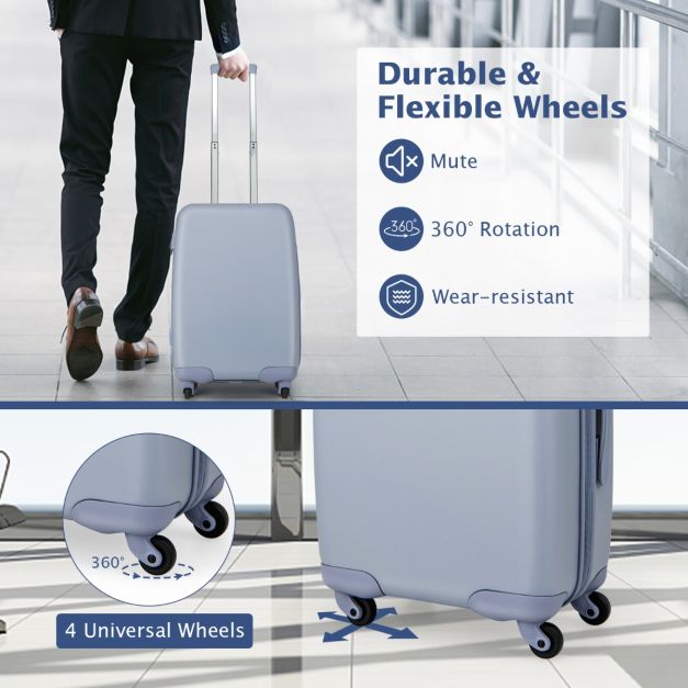 Hard-side Luggage with Spinner Wheels for Travel and Business
