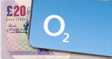 O2 Pay & Go UK £20 credit voucher