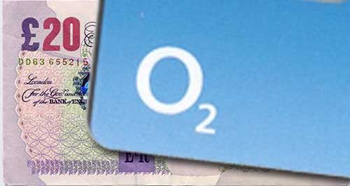 O2 Pay & Go UK £ credit voucher