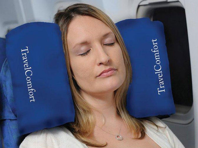 TravelComfort inflatable travel pillow