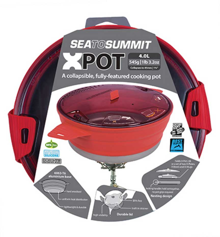 Sea to Summit X-Pot 4.0L red