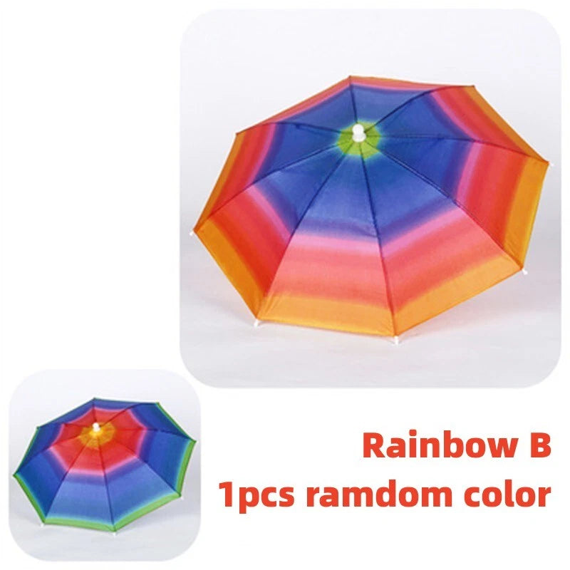 Anti-UV and Rain Travel Fishing Umbrella Hat