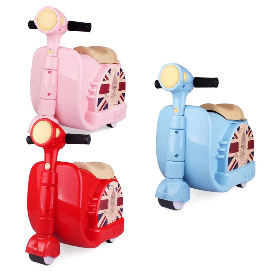 2 in 1 Kids Motor Trunk Ride-on Suitcase