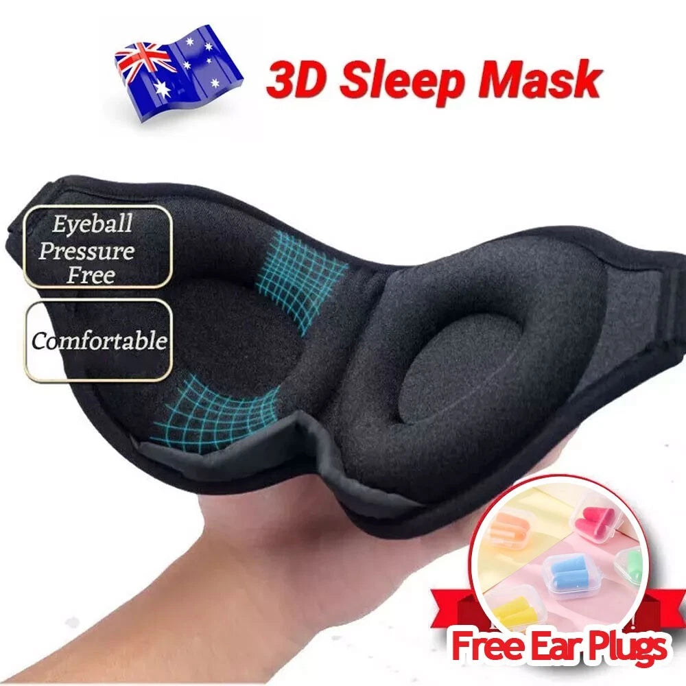 3D Professional Memory Foam Soft Sleeping Eye Mask