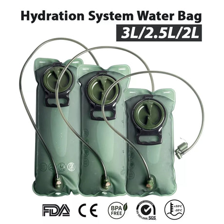 2/3L Hiking Hydration Water Backpack