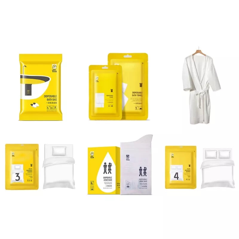 Disposable Sheet Quilt Cover Pillowcase Set for Family Traveling Bed Covers