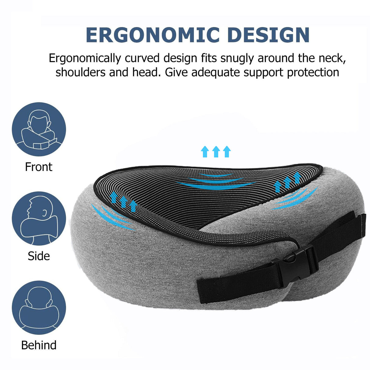 Comfort Trip Budi Travel Pillow - Neck Support for Travelers