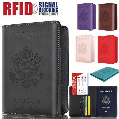 Premium RFID Leather Secure ID Wallet Case