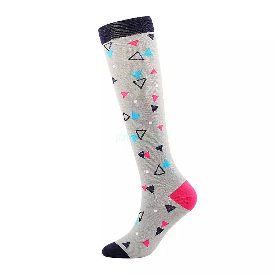 Grey Unisex Compression Medical Socks