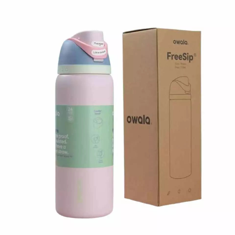 2oz Free Sip Insulated Stainless Steel Water Bottle