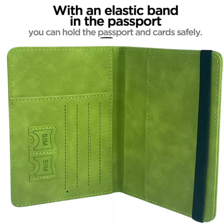 Premium RFID Leather Secure ID Wallet Case