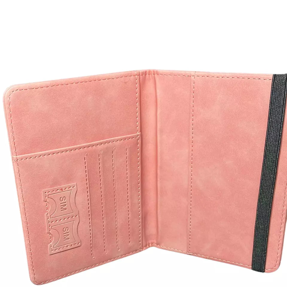 Premium RFID Leather Secure ID Wallet Case