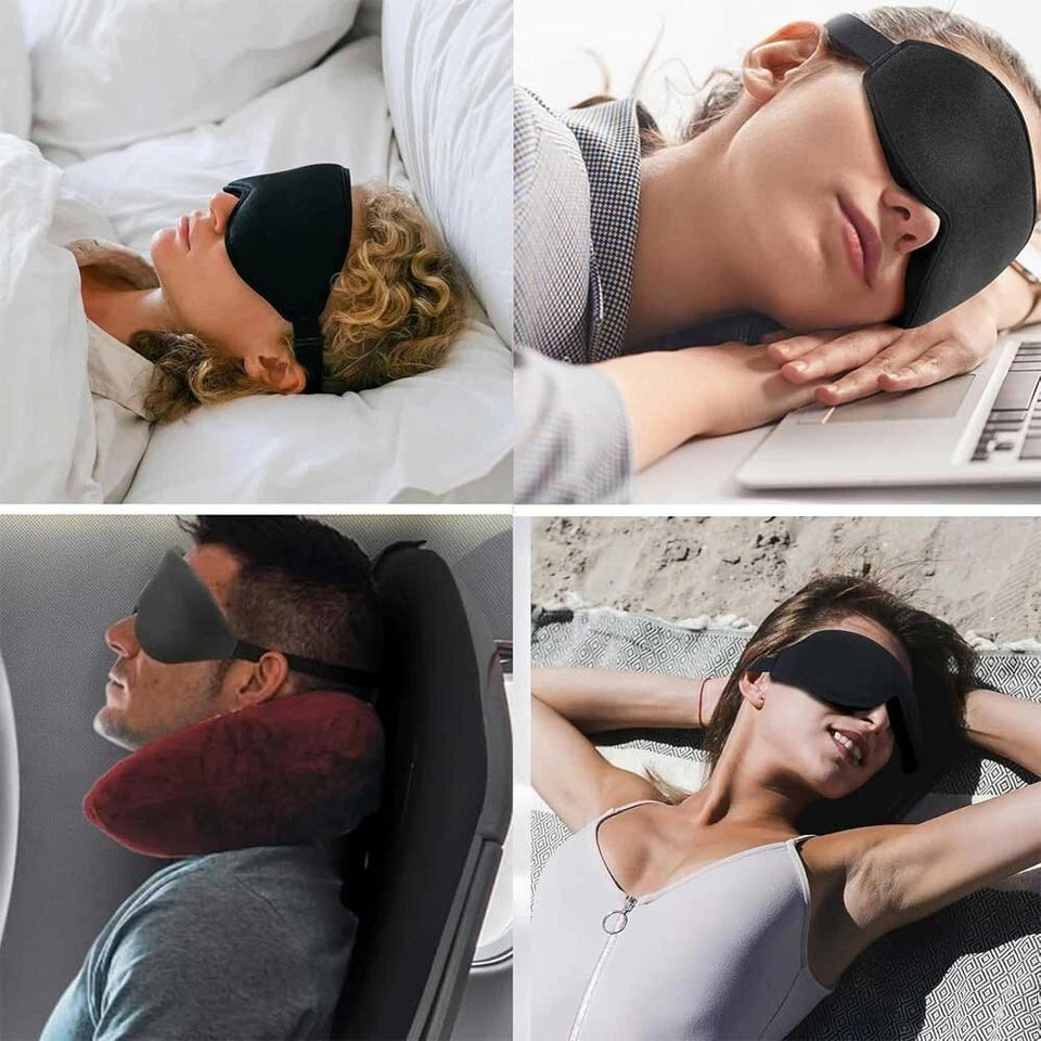 3D Professional Memory Foam Soft Sleeping Eye Mask