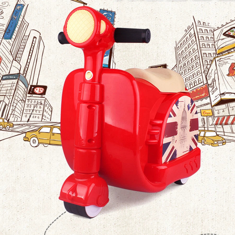 2 in 1 Kids Motor Trunk Ride-on Suitcase