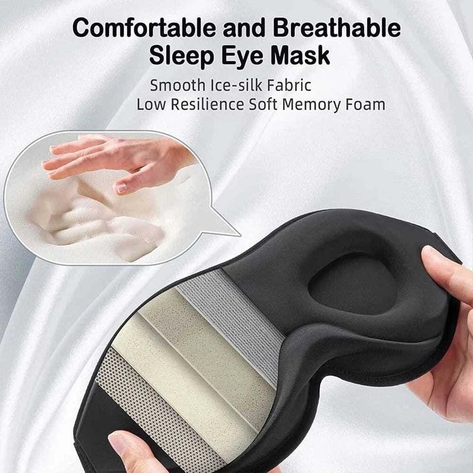 3D Professional Memory Foam Soft Sleeping Eye Mask