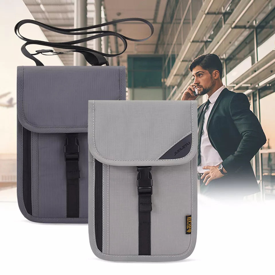 Waterproof RFID Blocking Security Travel Pouch Wallet