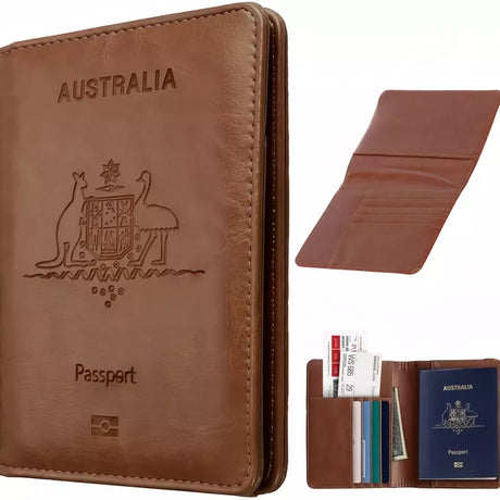 Premium RFID Leather Secure ID Wallet Case