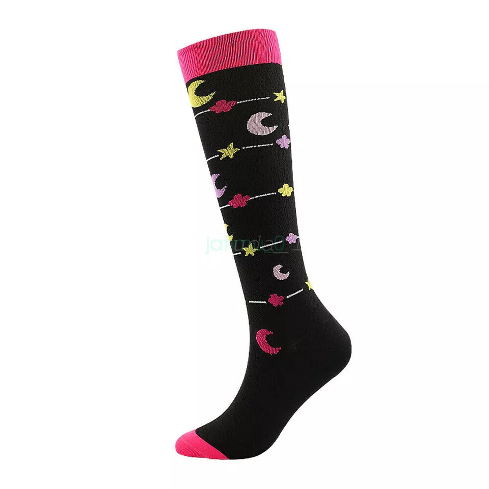 Black Moon Unisex Compression Medical Socks