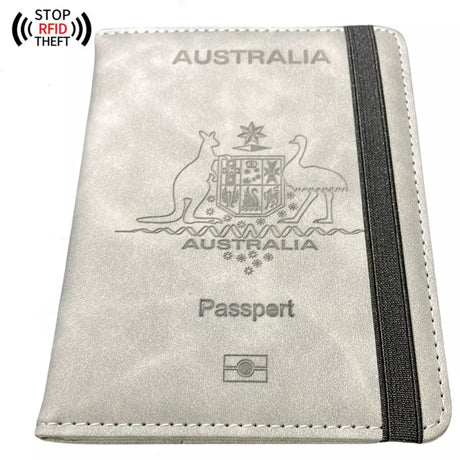 Premium RFID Leather Secure ID Wallet Case