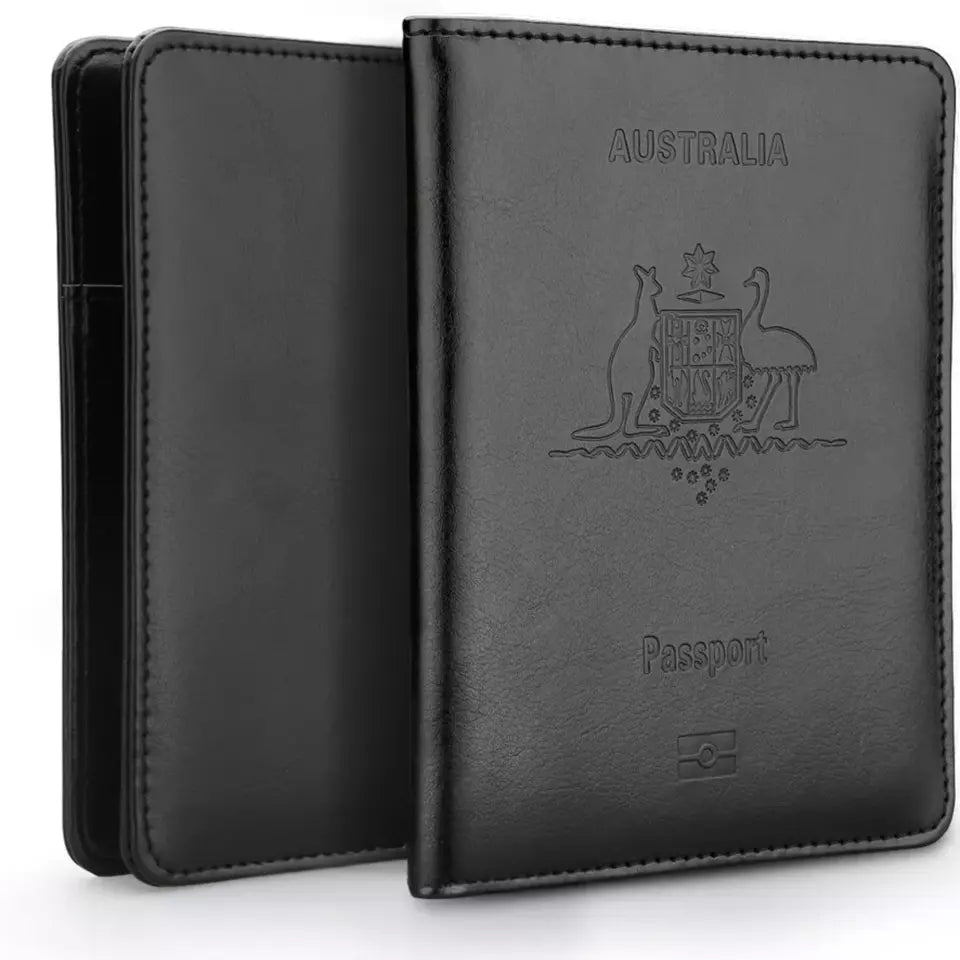 Premium RFID Leather Secure ID Wallet Case