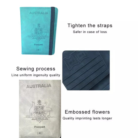 Premium RFID Leather Secure ID Wallet Case