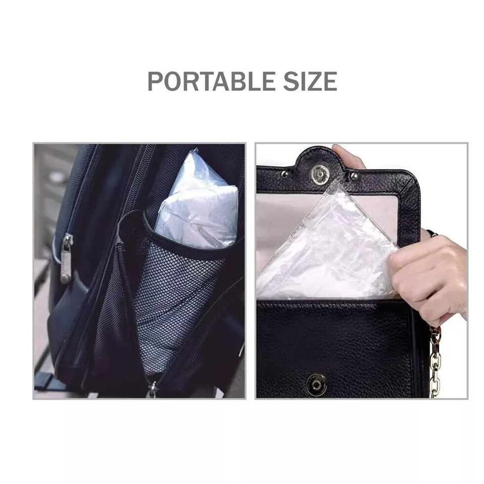 Clear Adult Hooded Disposable Emergency Raincoat Poncho