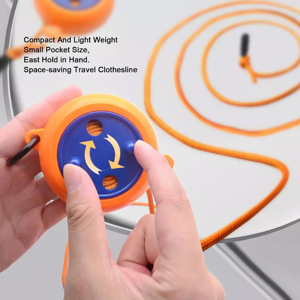 8M Portable Retractable Travel Cloth Line Rope