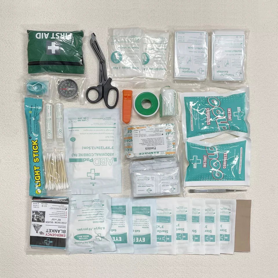Emergency First Aid Kit Medical Travel Workplace Family Safety
