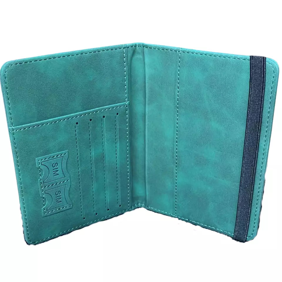 Premium RFID Leather Secure ID Wallet Case