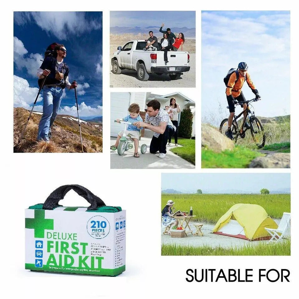 Emergency First Aid Kit Medical Travel Workplace Family Safety
