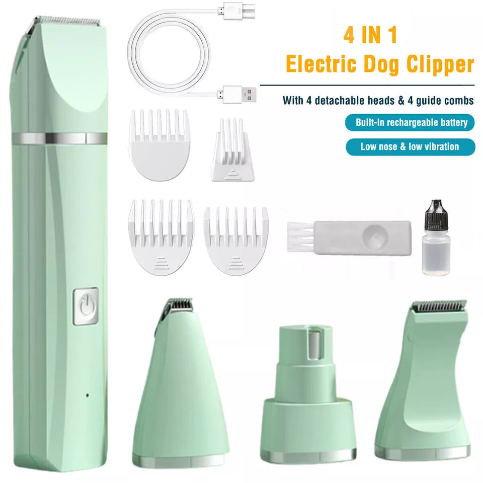 4 in 1 Pet Clippers Grooming Kit