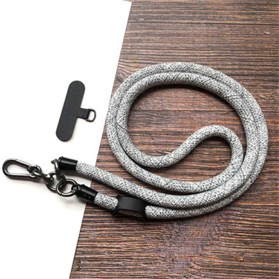 Crossbody Nylon Patch Phone Lanyards Mobile Strap Lanyard