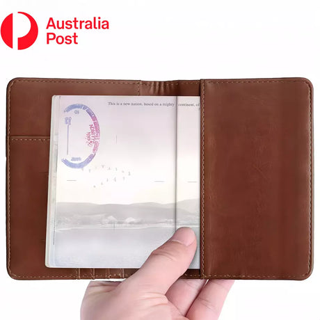 Premium RFID Leather Secure ID Wallet Case