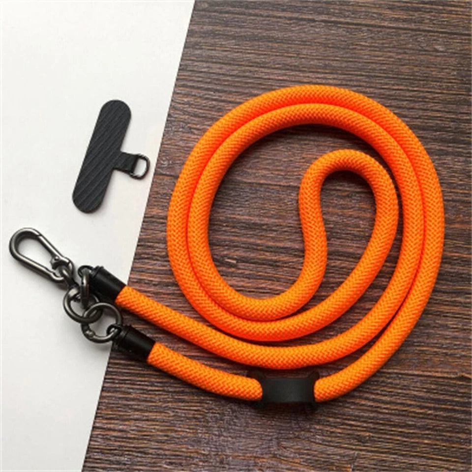 Crossbody Nylon Patch Phone Lanyards Mobile Strap Lanyard
